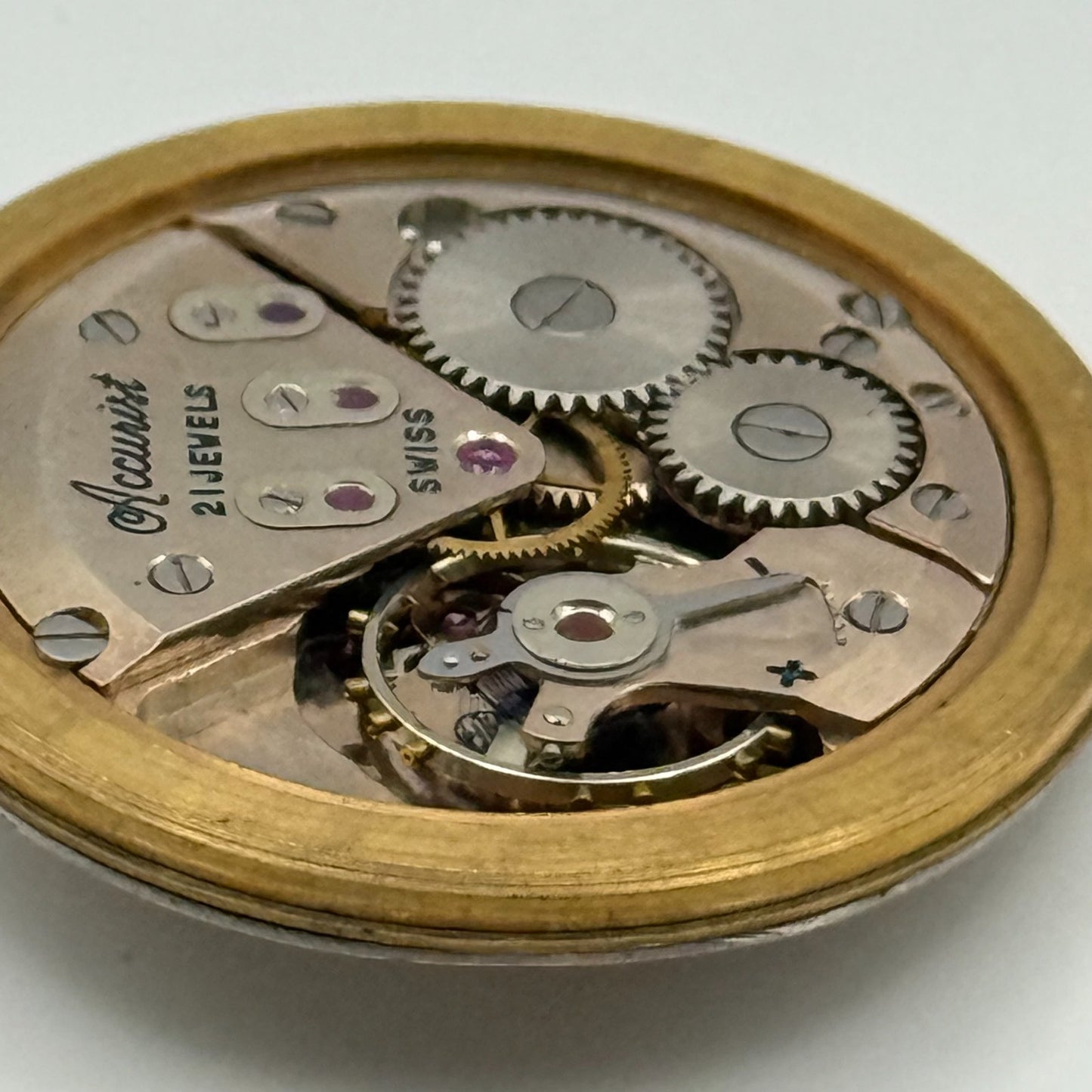 ETA 2390 Watch Movement Accurist Manual Wind Vintage Swiss Parts Repair 29.3mm