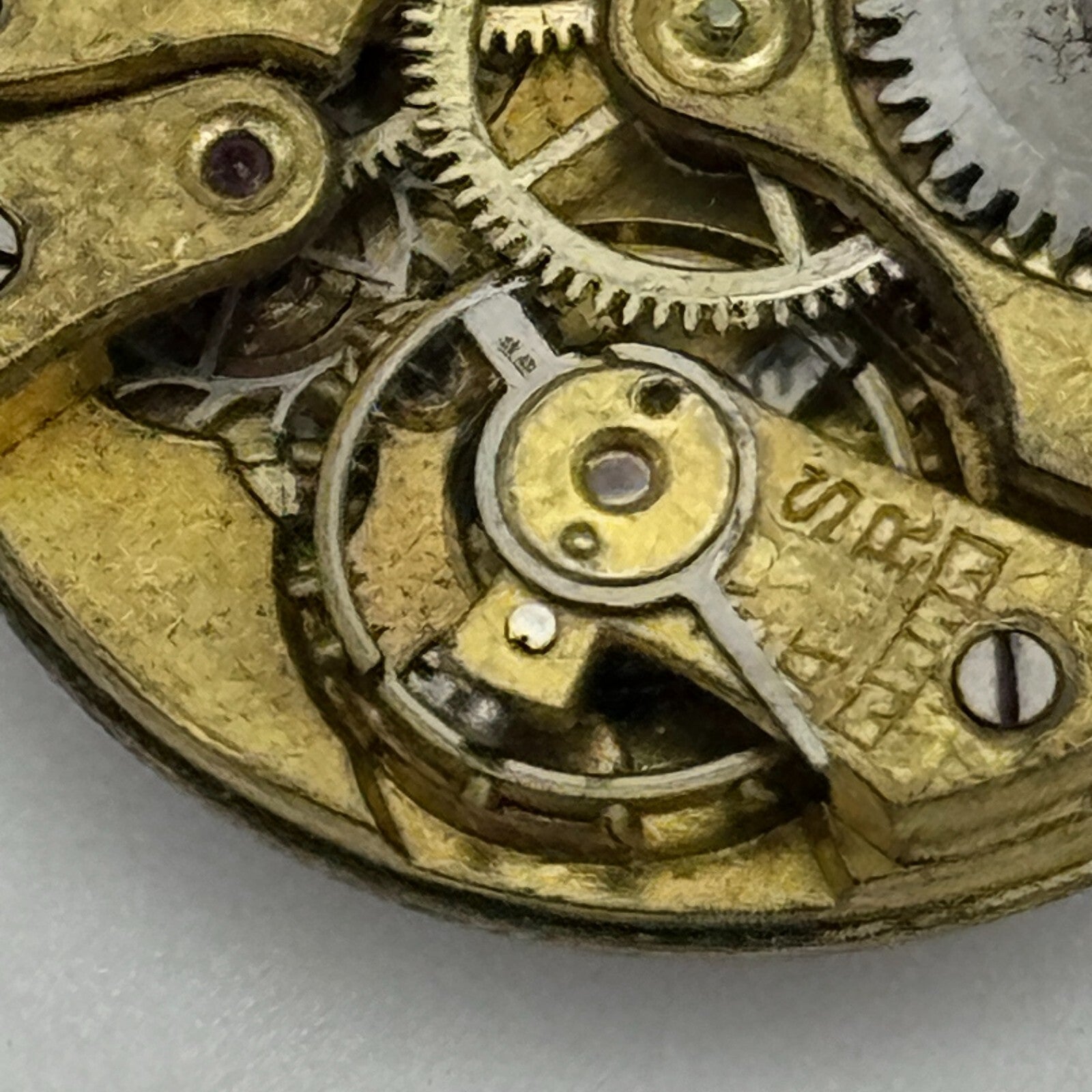 23.7mm 15 Jewels Swiss Trench Watch Movement Vintage Manual Wind PARTS SPARES