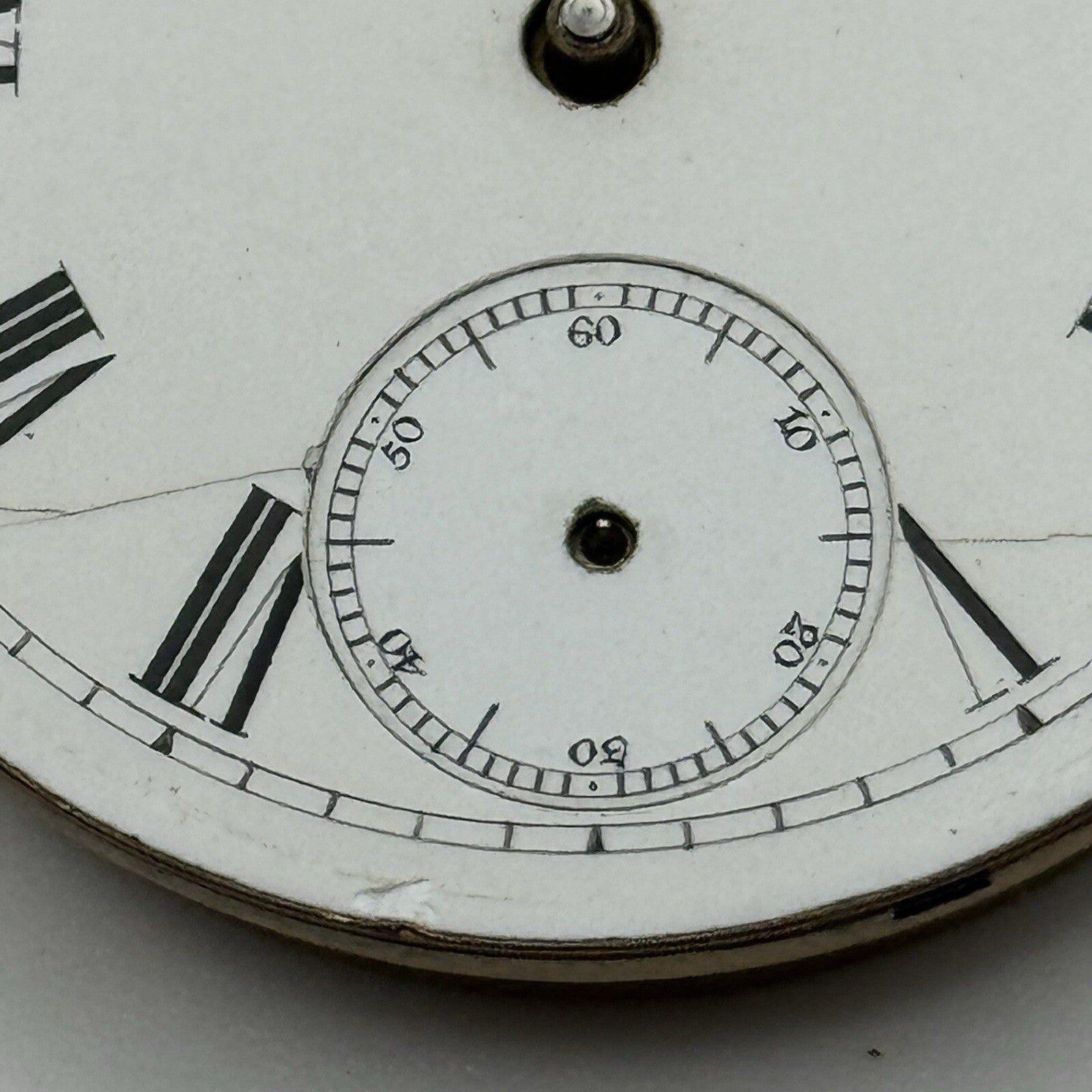 42mm Manual Wind Waltham Hillside No Balance Pocket Watch Movement FOR PARTS