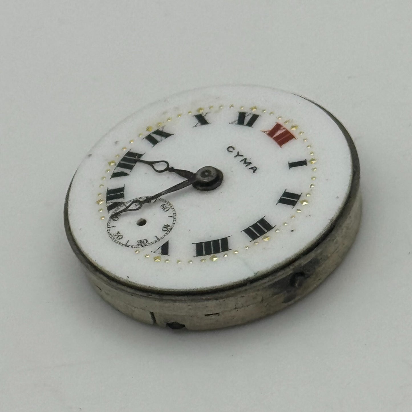 23.6mm Cyma Ref . 030 Sub Seconds Trench Watch Movement Vintage Swiss PARTS