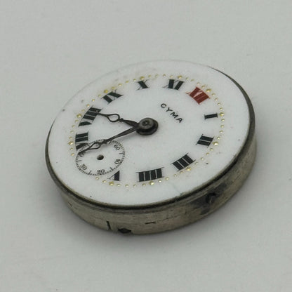 23.6mm Cyma Ref . 030 Sub Seconds Trench Watch Movement Vintage Swiss PARTS