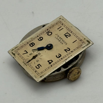 23.4mm Vintage J W Benson Cyma Ref 163 Manual Wind Watch Movement PARTS REPAIR