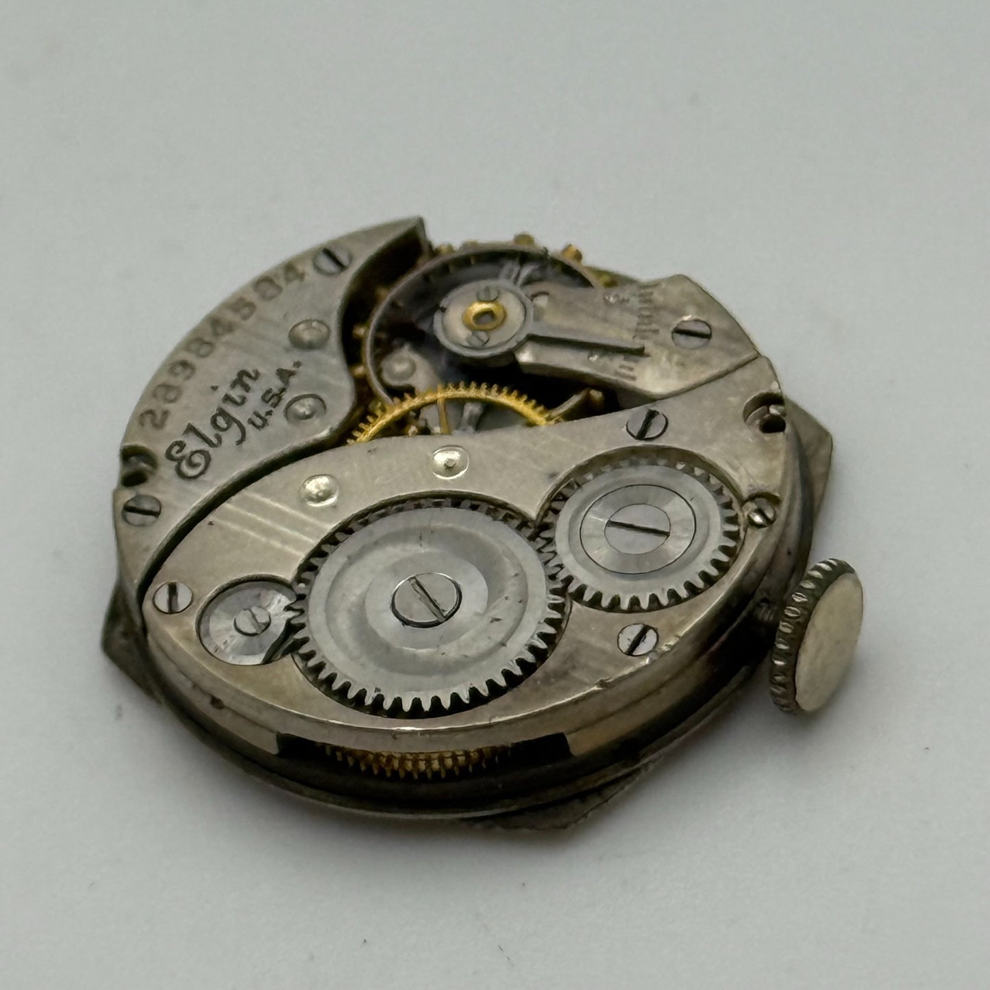 1926 Vintage 10/0s Elgin 447 Model 4 American Watch Movement PARTS REPAIR SPARES