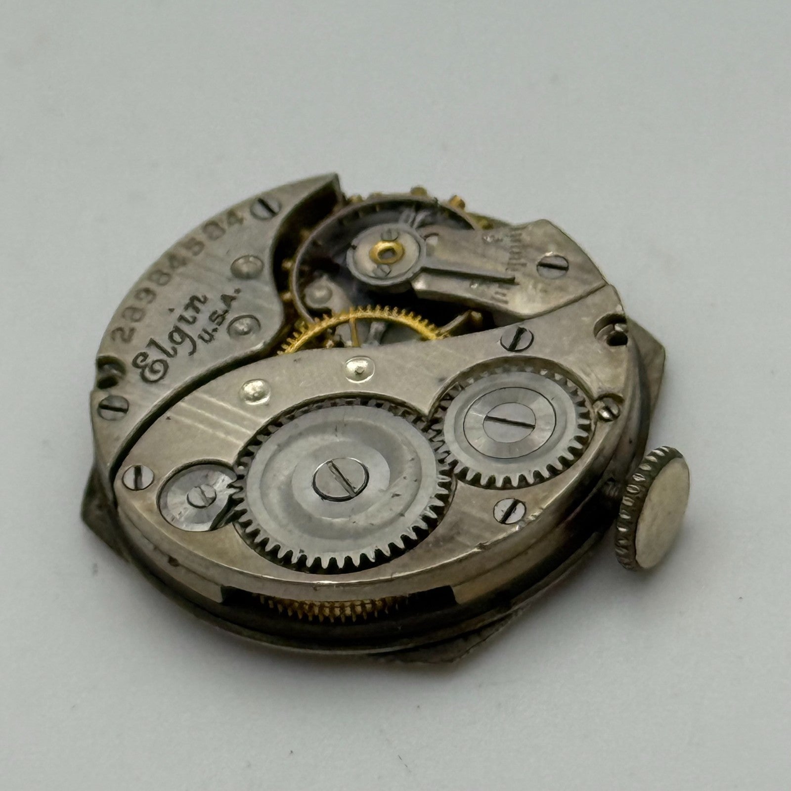 1926 Vintage 10/0s Elgin 447 Model 4 American Watch Movement PARTS REPAIR SPARES