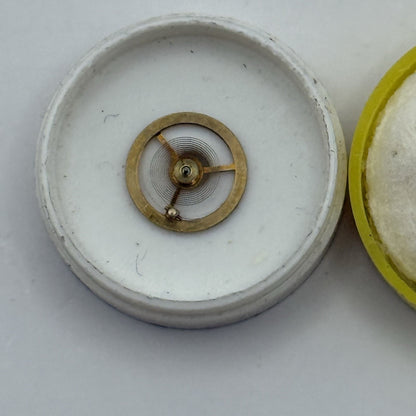 Kasper 200 Balance Wheel Complete And Spring 5 1/4''' Watch Movement Parts NOS 