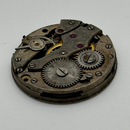 23.6mm Unidentified 15 Jewels Swiss Vintage Manual Wind Watch Movement PARTS