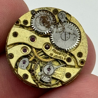 19.8mm Mappin 18 Jewels Sub Seconds Manual Wind Trench Watch Movement PARTS