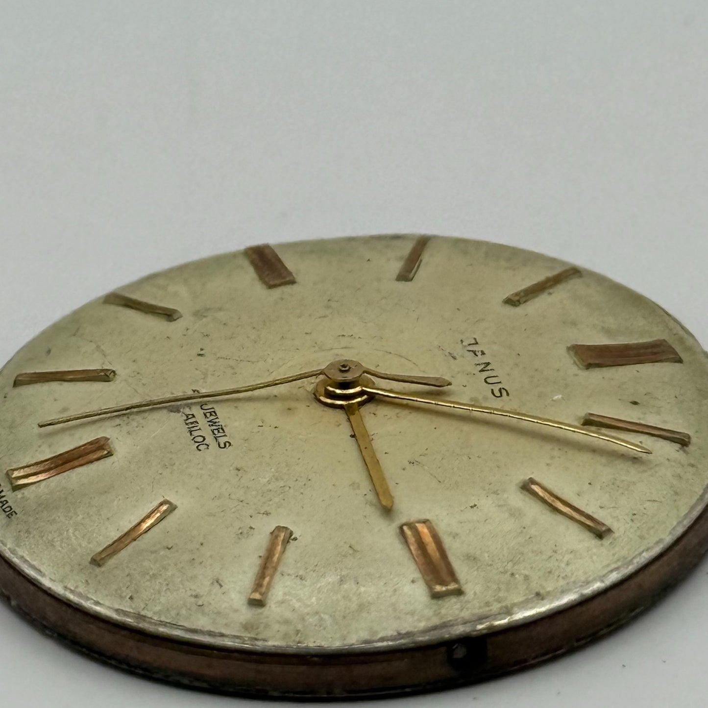ETA 2390 Watch Movement Janus Manual Wind Vintage Swiss Parts Repair 32.6mm