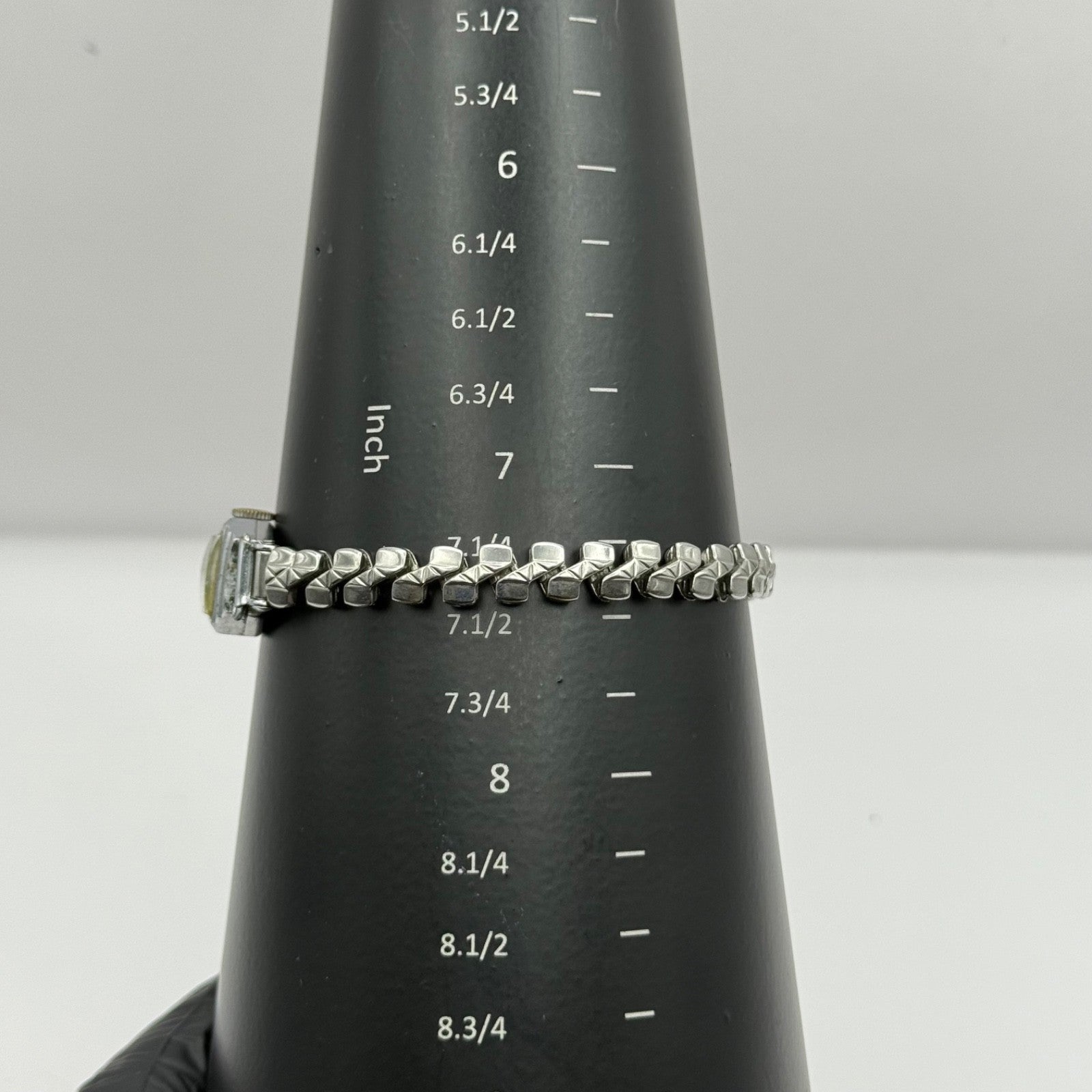 14mm Vintage Ladies Manual Wind Stainless Steel Sizor Band Watch PARTS / REPAIR