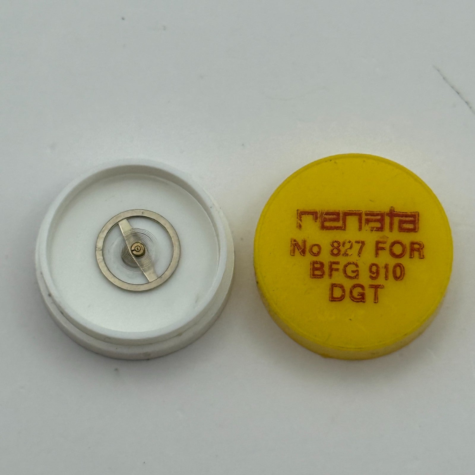 BFG 910 DGT Balance Wheel Complete And Spring 827 Renata Watch Movement Parts