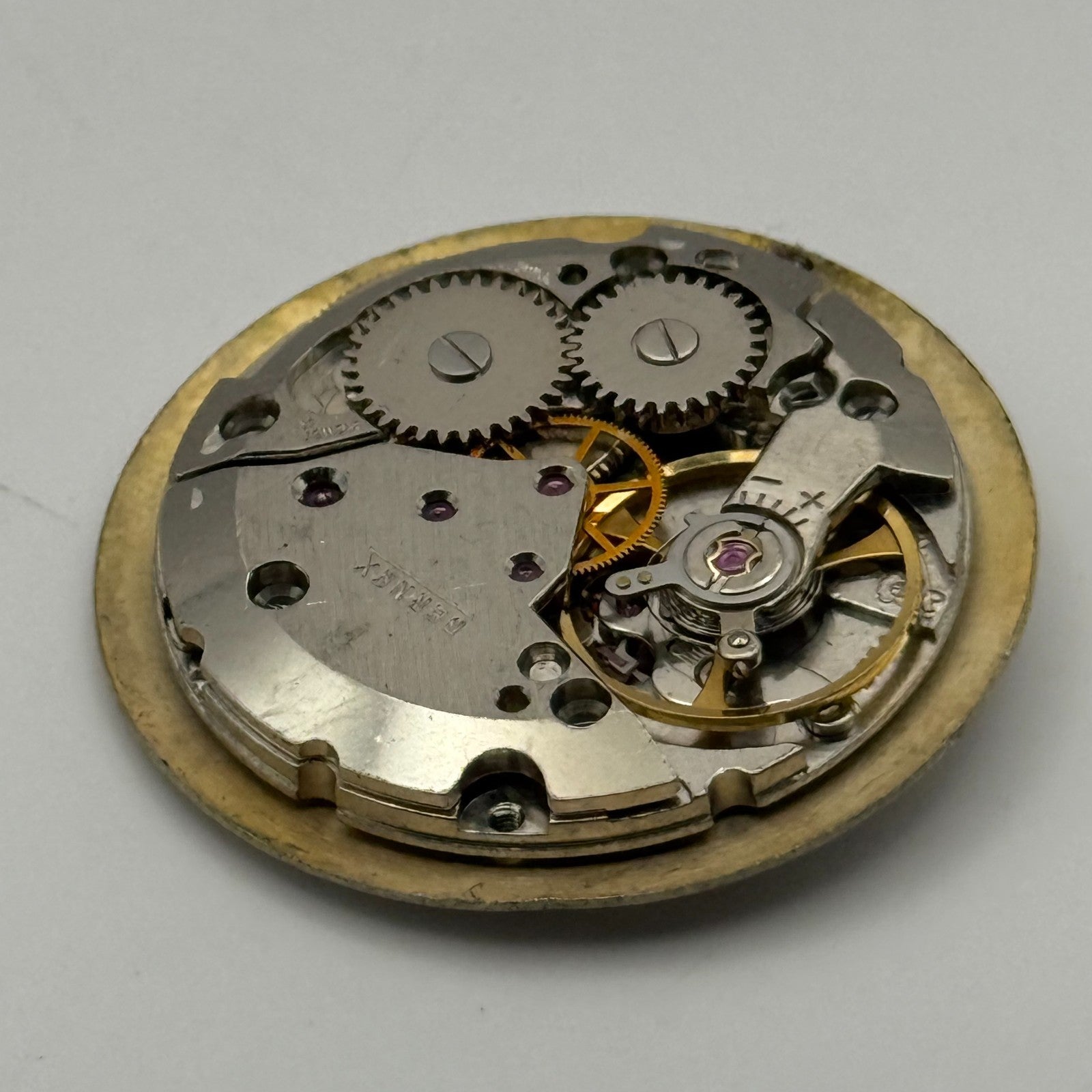 ETA 2750 Watch Movement Bernex Manual Wind Vintage Swiss Parts Repair 25.8mm