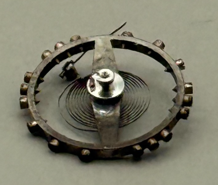 AS 970 Balance Wheel Complete And Spring 8¾’’’ 27 M Watch Movement Parts NOS