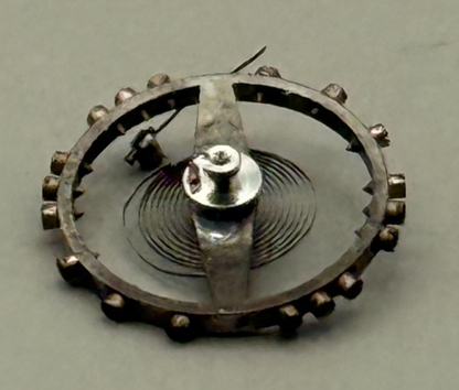 AS 970 Balance Wheel Complete And Spring 8¾’’’ 27 M Watch Movement Parts NOS