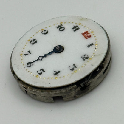 23.7mm 15 Jewels Swiss Trench Watch Movement Manual Wind PARTS SPARES