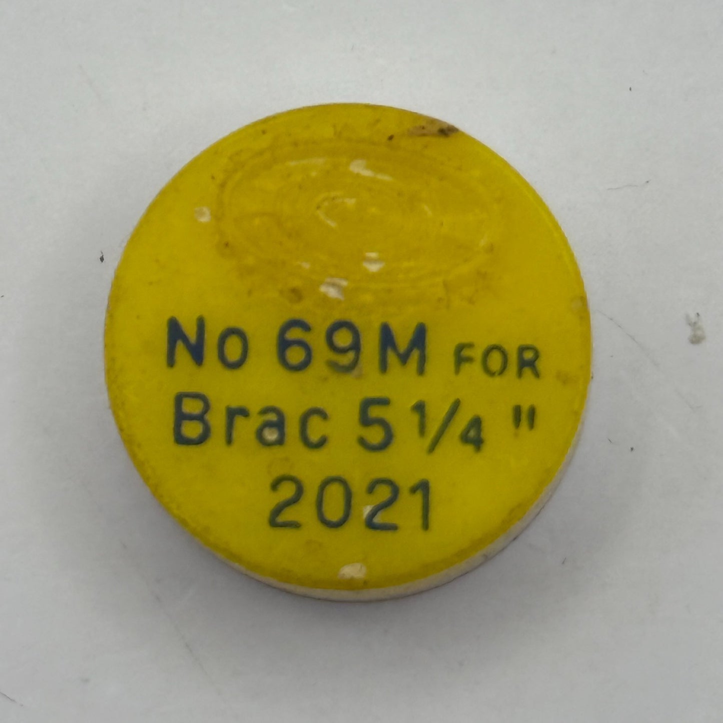 Brac 2021 Balance Wheel Complete And Spring  5¼’’’ 69 M Watch Movement Parts NOS