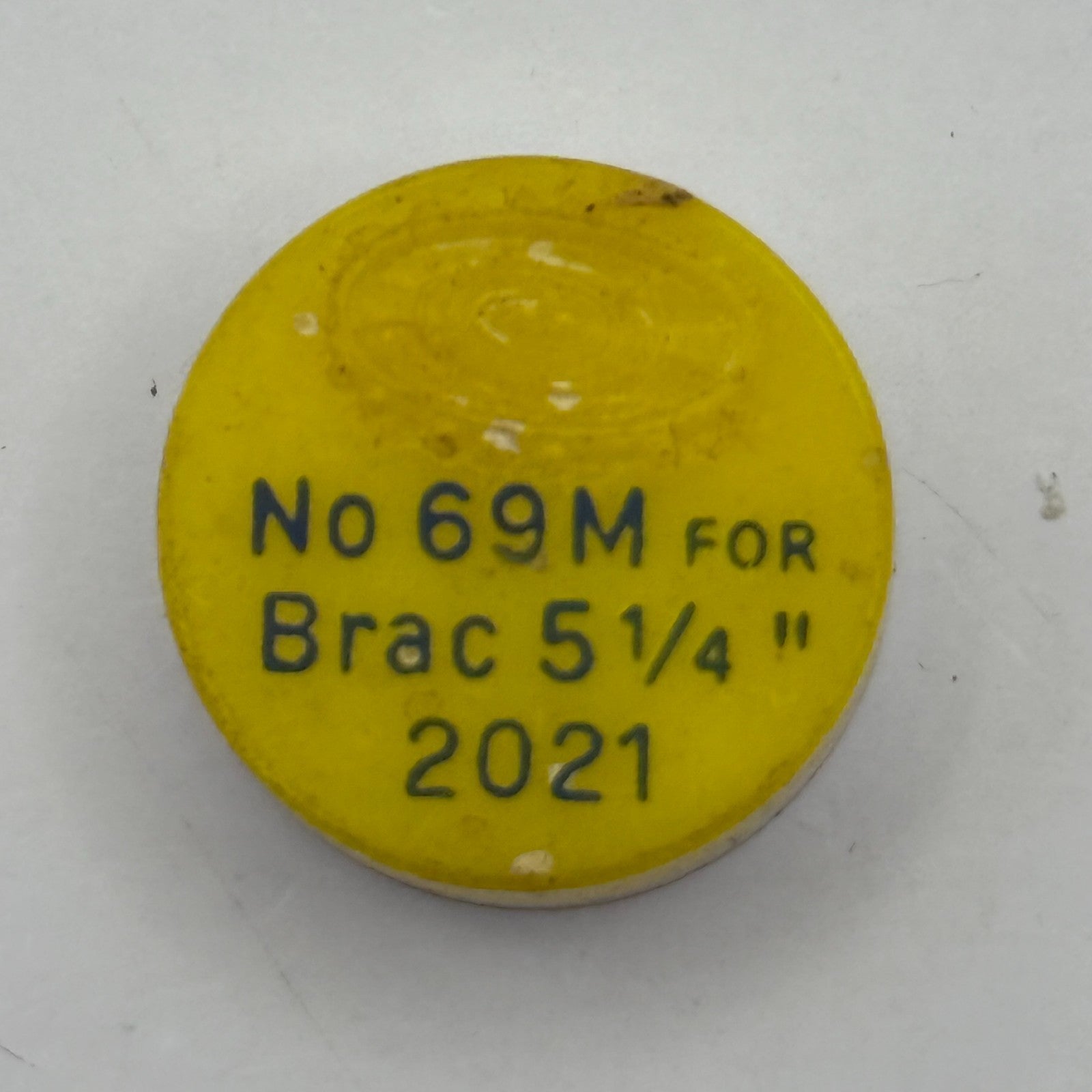 Brac 2021 Balance Wheel Complete And Spring  5¼’’’ 69 M Watch Movement Parts NOS