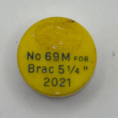 Brac 2021 Balance Wheel Complete And Spring  5¼’’’ 69 M Watch Movement Parts NOS