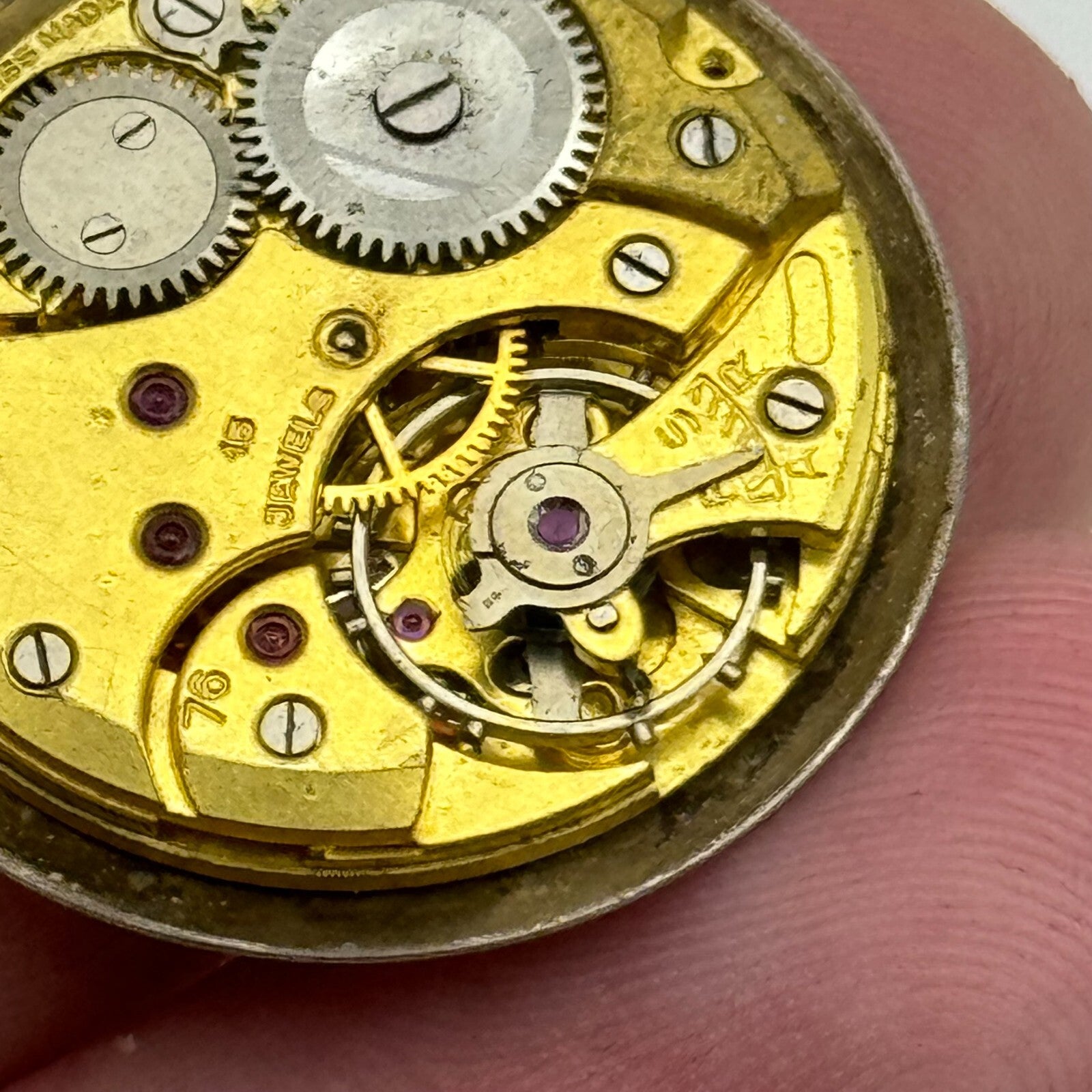 23.1mm Rotary Maximus Vertex Revue 76 Manual Wind Watch Movement Vintage PARTS