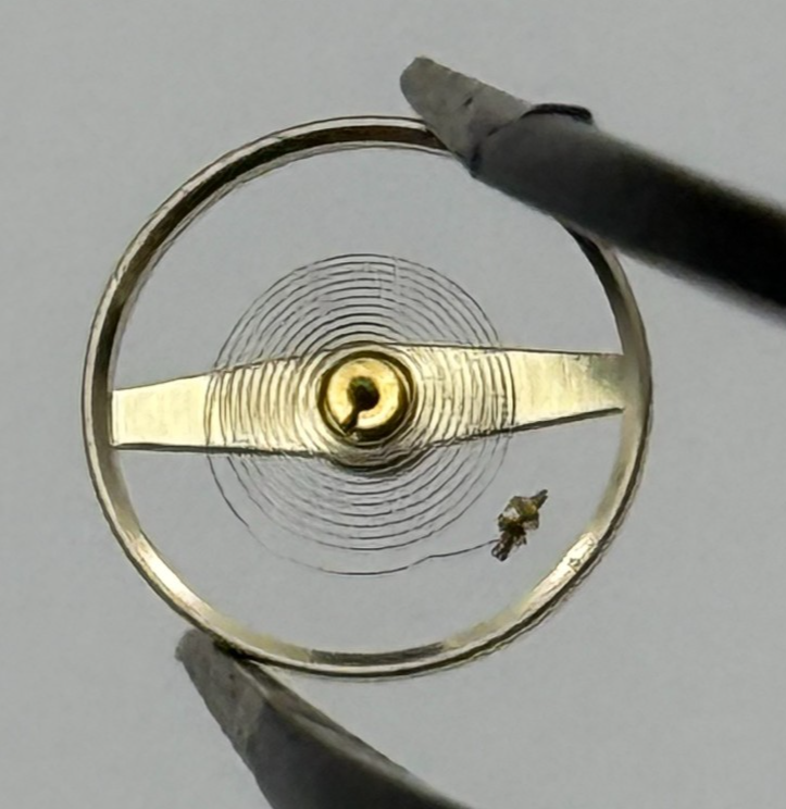 Oris 671 672 Balance Wheel Complete And Spring 8¾’’’ 1724 M Watch Movement Parts