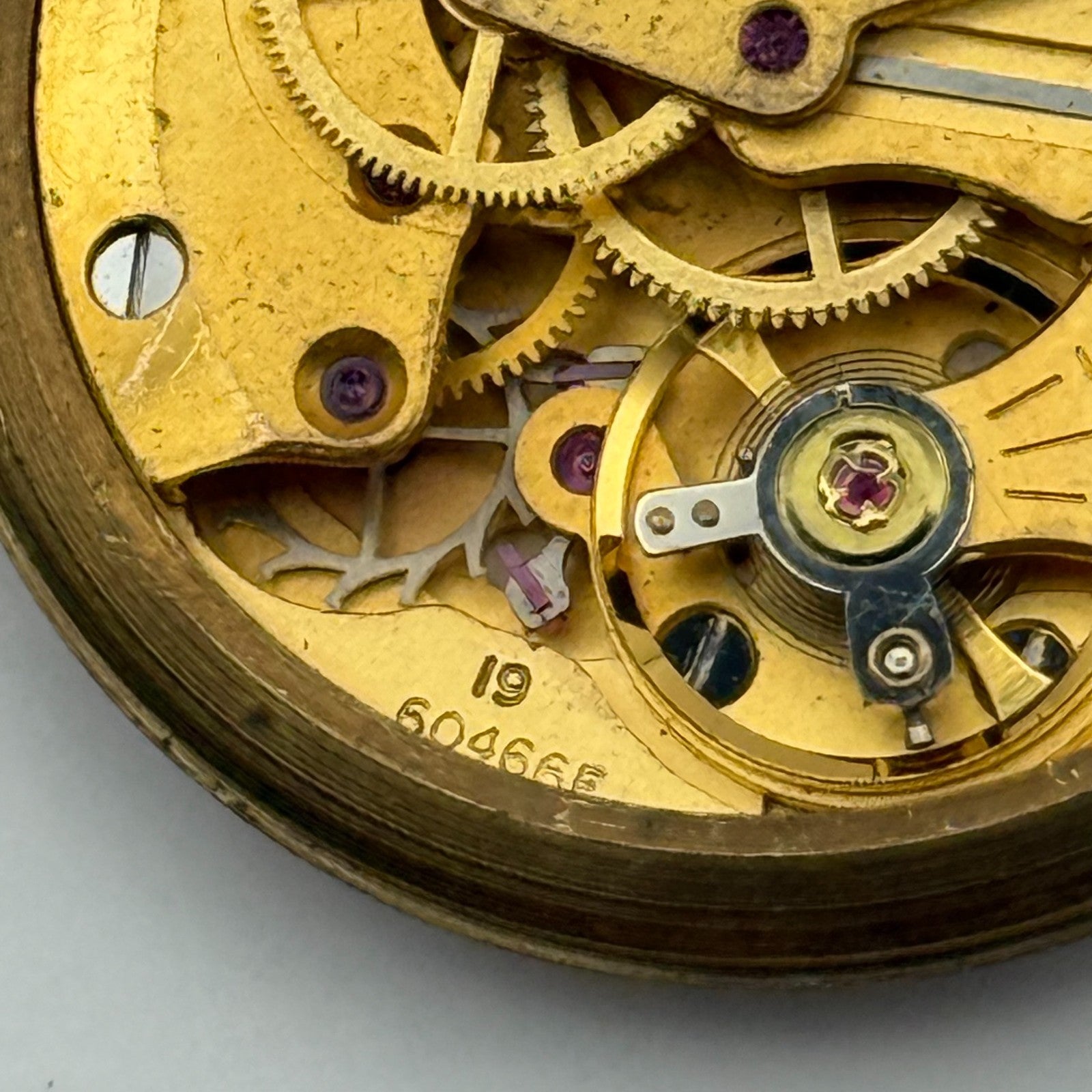 Smiths Astral 60466E Hacking Watch Movement Running Manual Wind Parts 31.3mm