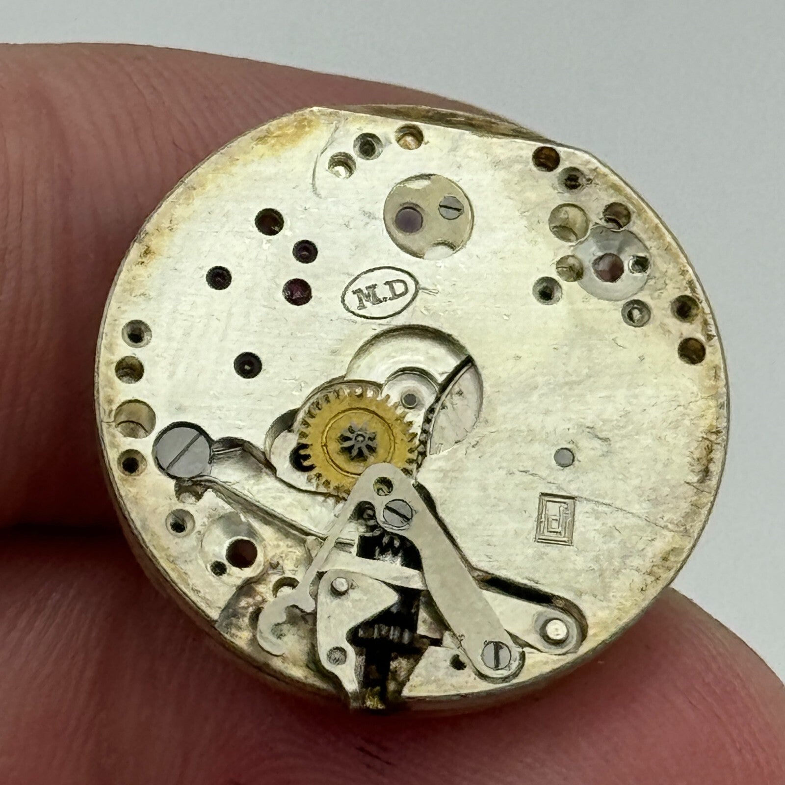 22mm Peseux Rotary 6/240 Swiss 15 Jewels Manual Wind Watch Movement PARTS SPARES