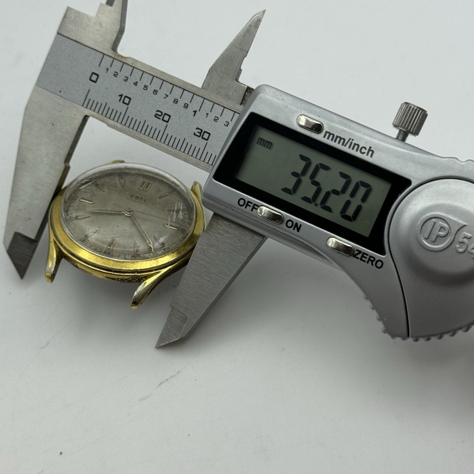 35mm Ebel Cal 123 / 1344 Automatic Bumper Sweep Secs Vintage Watch - TO RESTORE