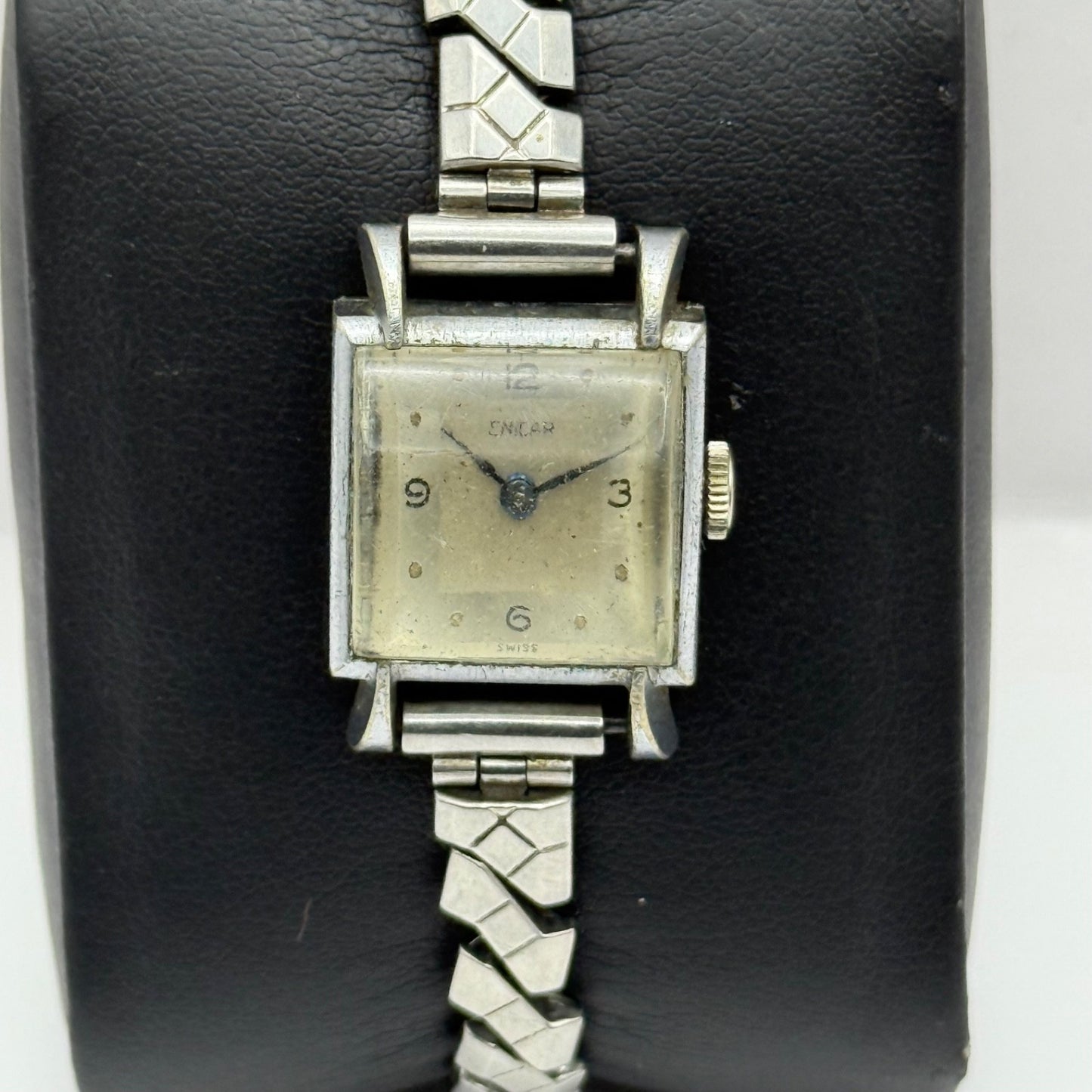 17mm Running Enicar Swiss Stainless Steel Ladies Vintage Manual Wind Watch PARTS