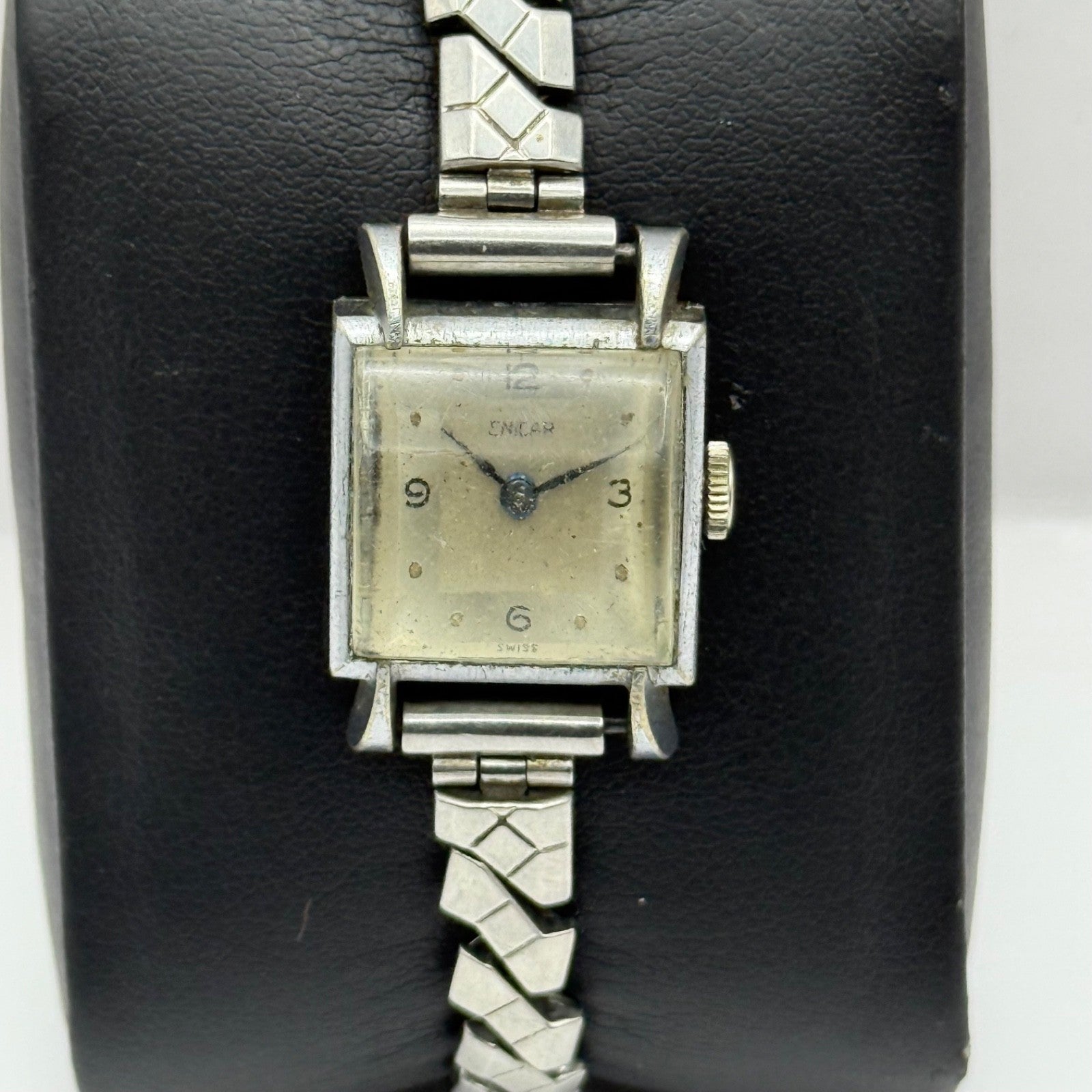 17mm Running Enicar Swiss Stainless Steel Ladies Vintage Manual Wind Watch PARTS