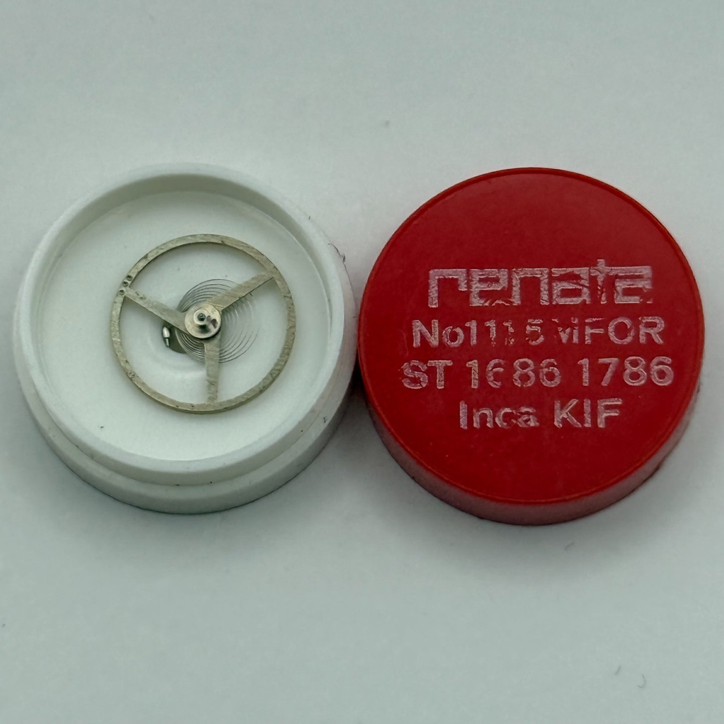 ST 1686 1786 Balance Complete Inca KIF Renata 1115 M Watch Movement DAMAGED
