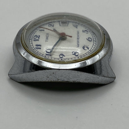 27mm Ladies Timex Sweep Seconds Date Dial GB Made Watch Head TO RESTORE