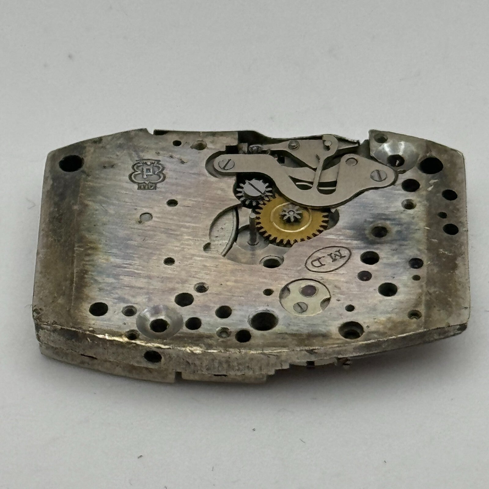 19.5mm Everite Peseux 110 Manual Wind Watch Movement Vintage Swiss PARTS SPARES