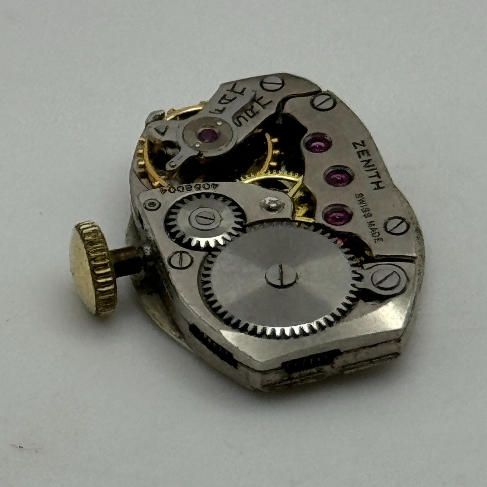 12.8mm Ladies Zenith Cal 525 W H May Nottingham Manual Wind Watch Movement PARTS