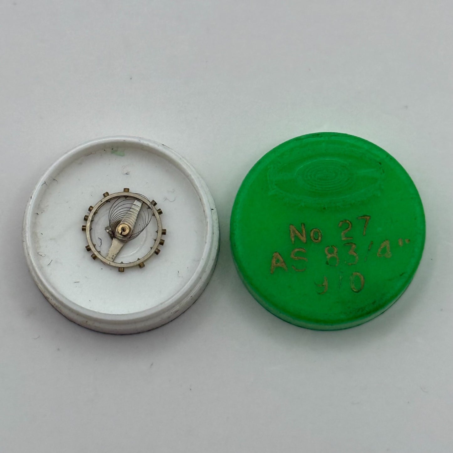 AS 970 Balance Complete 8 3/4’’’ Renata 27 Watch Movement Parts DAMAGED