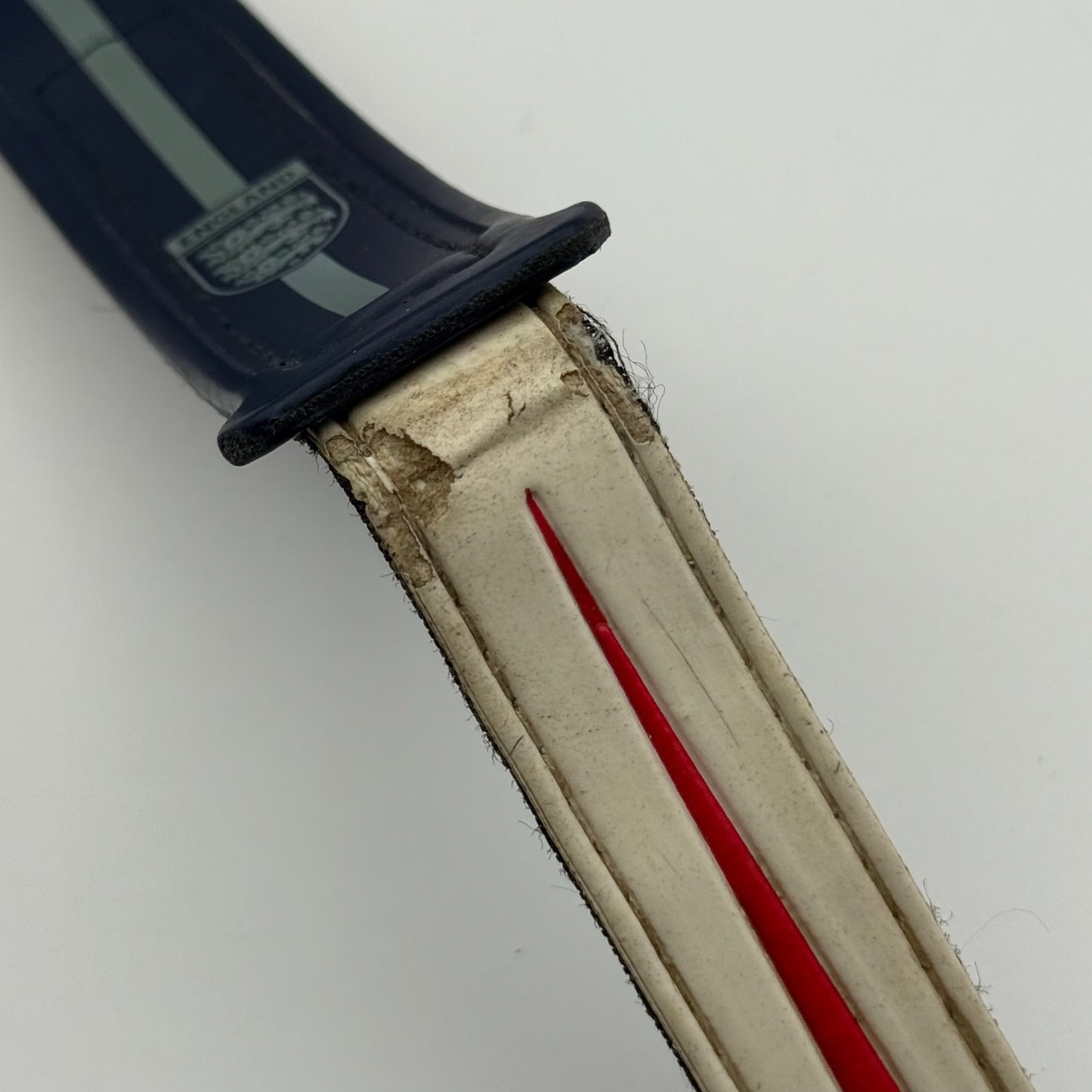 England National Football Men's Quartz Watch Red White Cross Dial Working 32mm