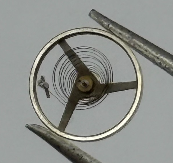 AS 1677 Balance Wheel Complete And Spring  5½’’’ 1417 M Watch Movement Parts
