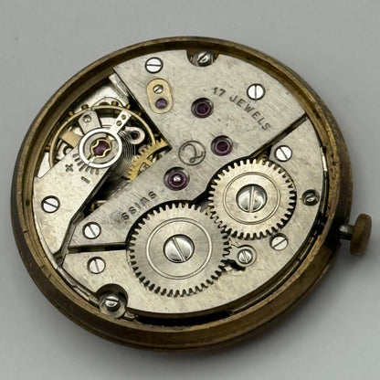 AS 1634 Watch Movement Bernex Manual Wind Vintage Swiss Parts Repair 29.6mm