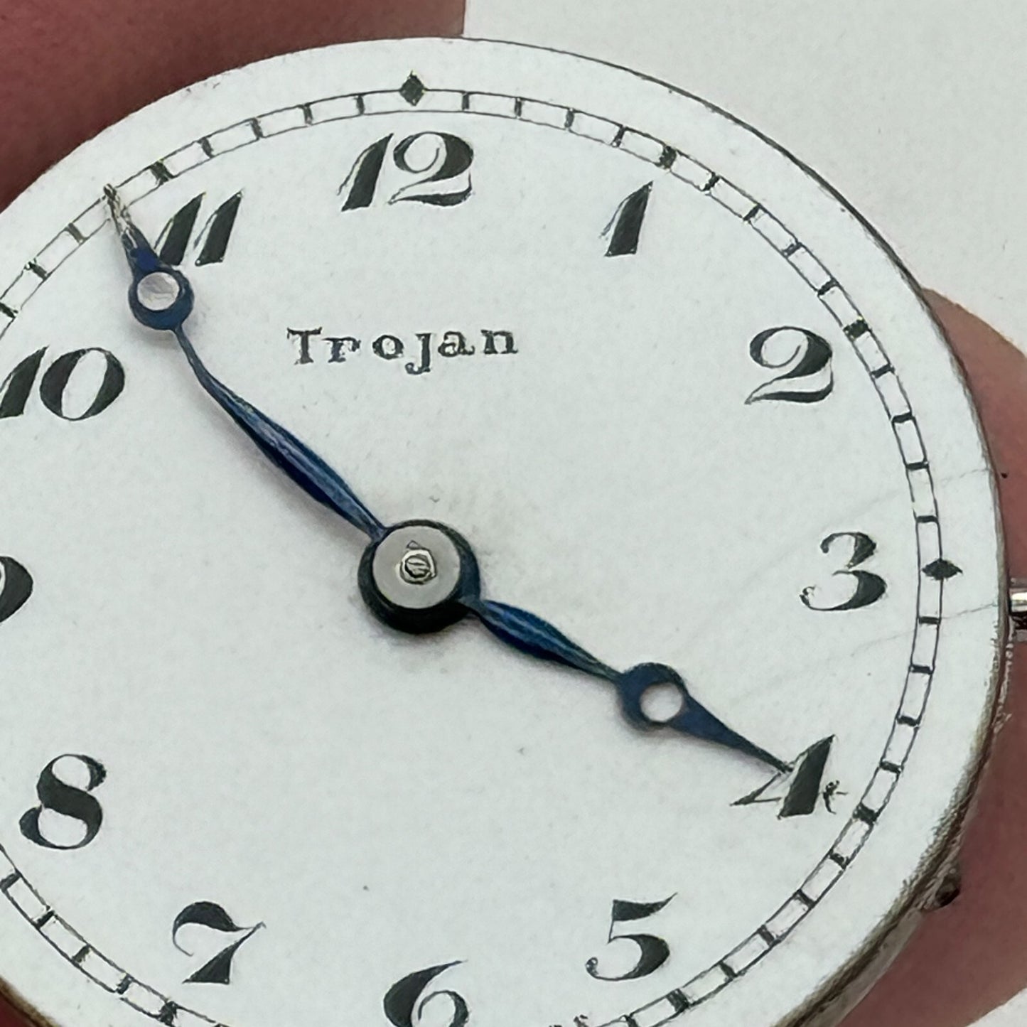 22mm Trojan 9 3/4 Swiss 15 Jewels Trench Watch Movement Manual Wind PARTS SPARES