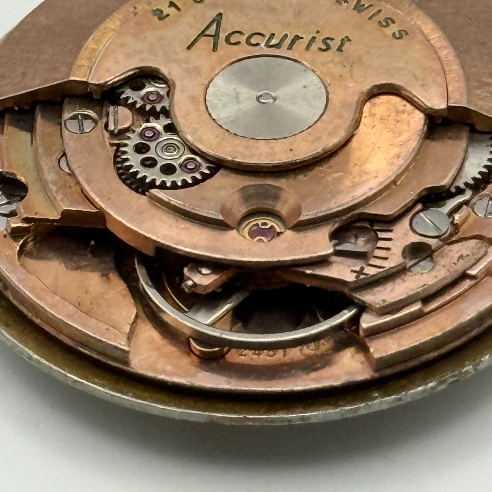 ETA 2451 Watch Movement Accurist Shockproof 21 Jewels Automatic Parts 28.5mm