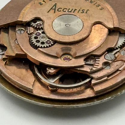 ETA 2451 Watch Movement Accurist Shockproof 21 Jewels Automatic Parts 28.5mm