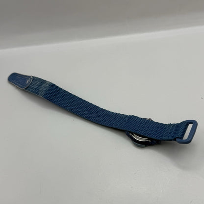 29mm Working Vintage Ladies Timex CR 1216 Blue Dial Strap Quartz Watch