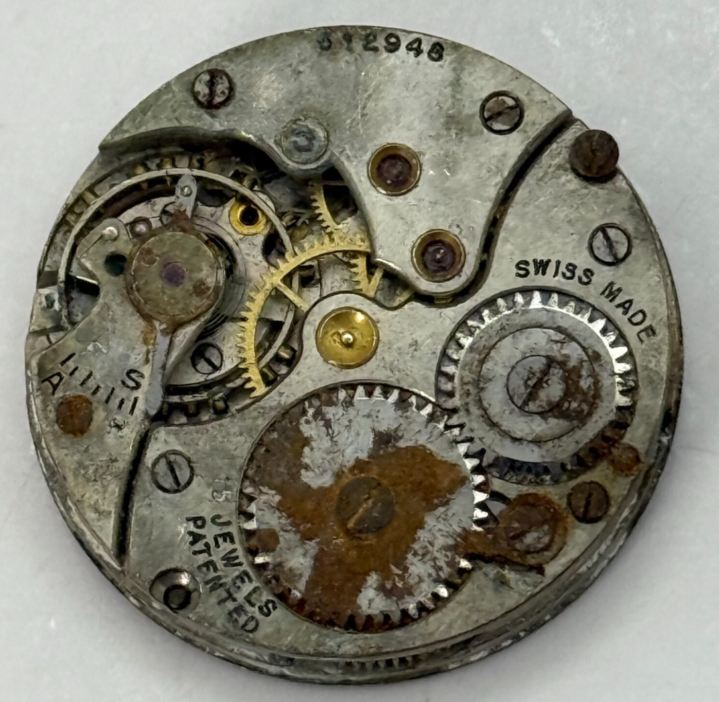 23.4mm Vintage Cyma J W Benson Ref 030 Manual Wind Watch Movement PARTS REPAIR