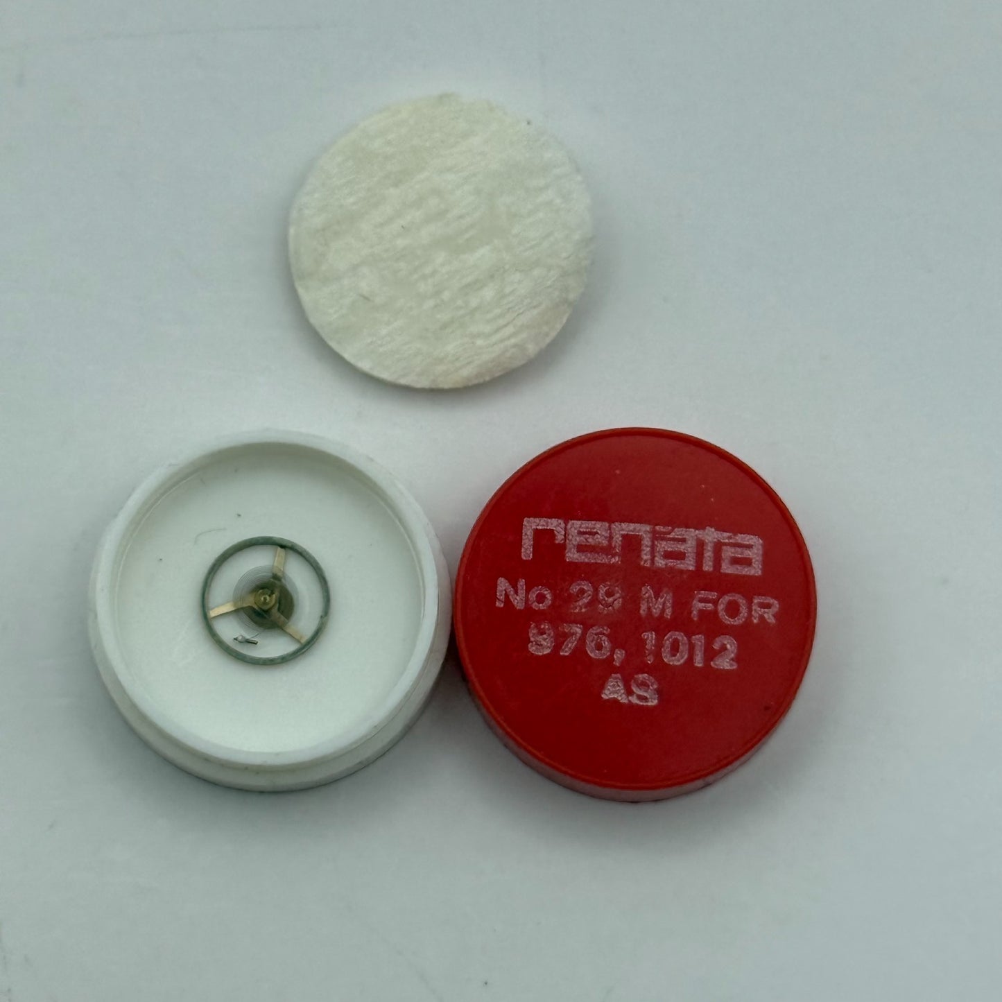 AS 976 1012 Balance Wheel Complete And Spring  29 M Watch Movement Parts NOS