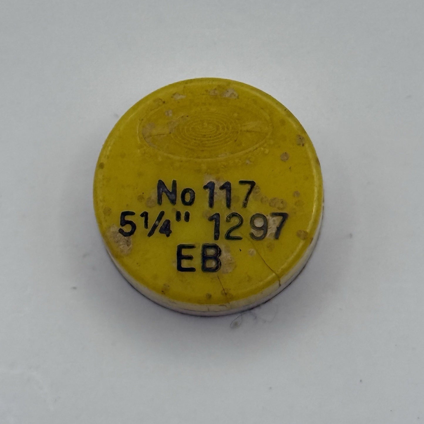 EB 1297 Balance Complete 5 1/4''' Renata 117 Watch Movement Parts Vintage NOS
