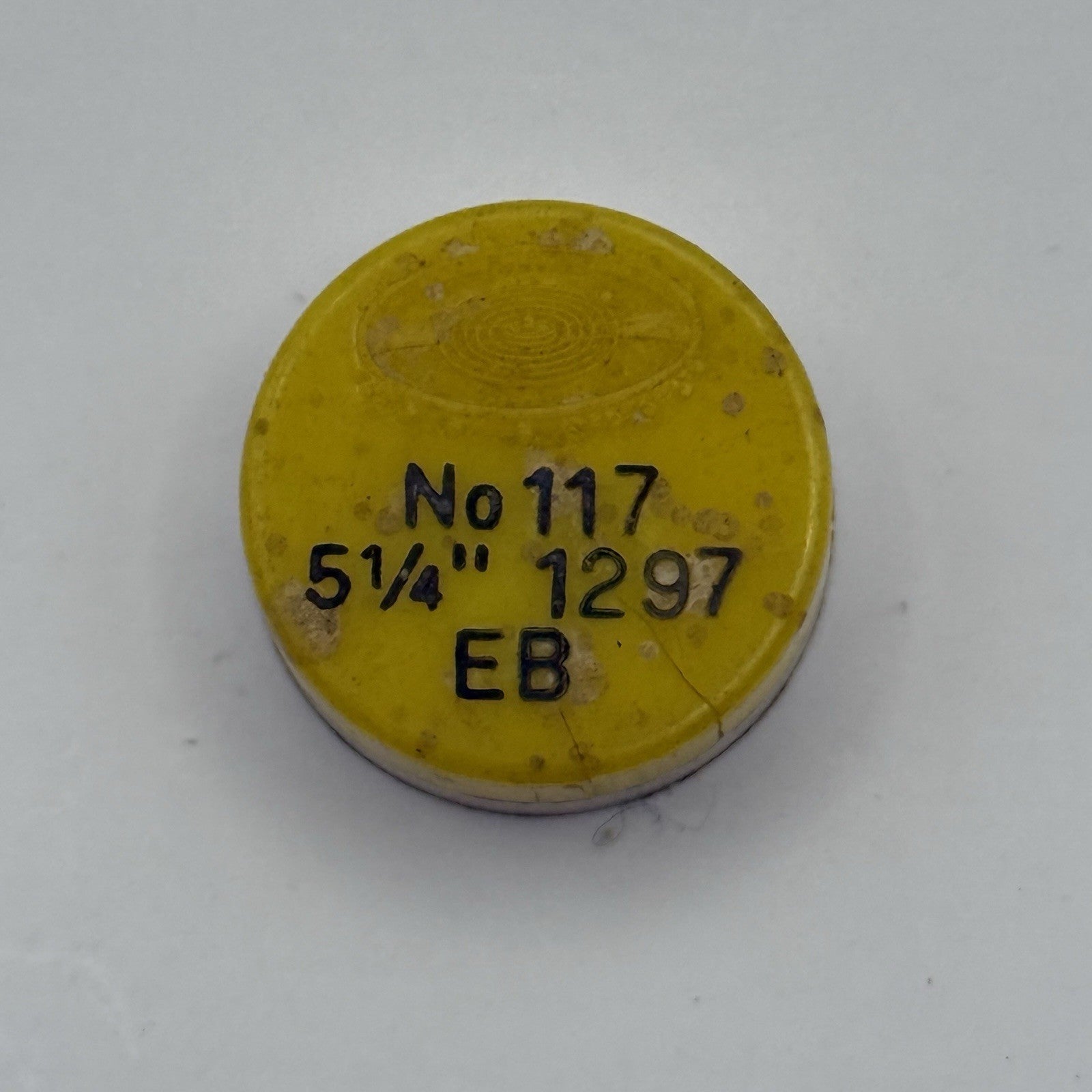 EB 1297 Balance Complete 5 1/4''' Renata 117 Watch Movement Parts Vintage NOS