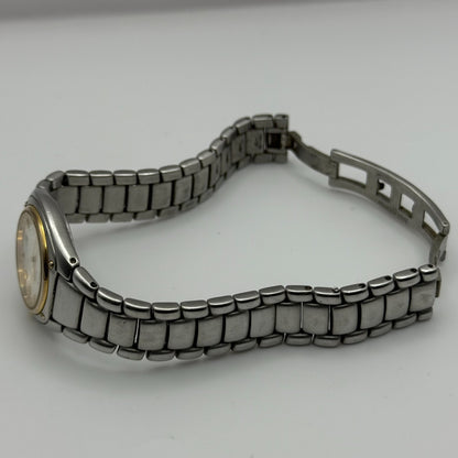 Aston Gerard Ladies Quartz Watch Date Dial Two Tone Bracelet 26mm PARTS REPAIR