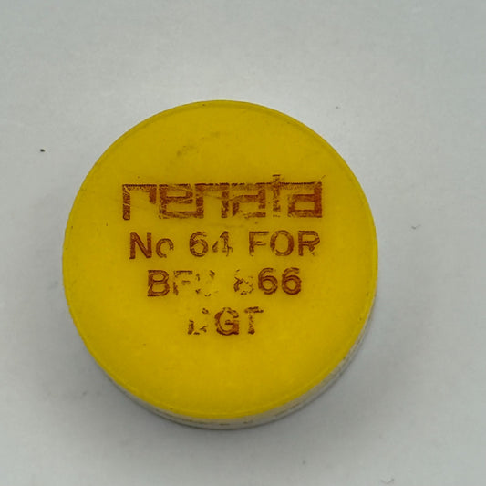 BFG 866 Balance Complete DGT Renata 64 Watch Movement Parts Vintage NOS Repair