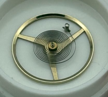 ETA 2771 Balance Wheel Complete And Spring Ord. + Inca Watch Movement Parts NOS