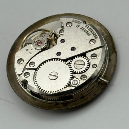 FHF ST 96-4 Watch Movement Avia Manual Wind Vintage Swiss Parts Repair 25.8mm
