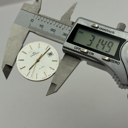 31.5mm Men’s Garrard ETA 555.115 Quartz Watch Movement Vintage PARTS SPARES