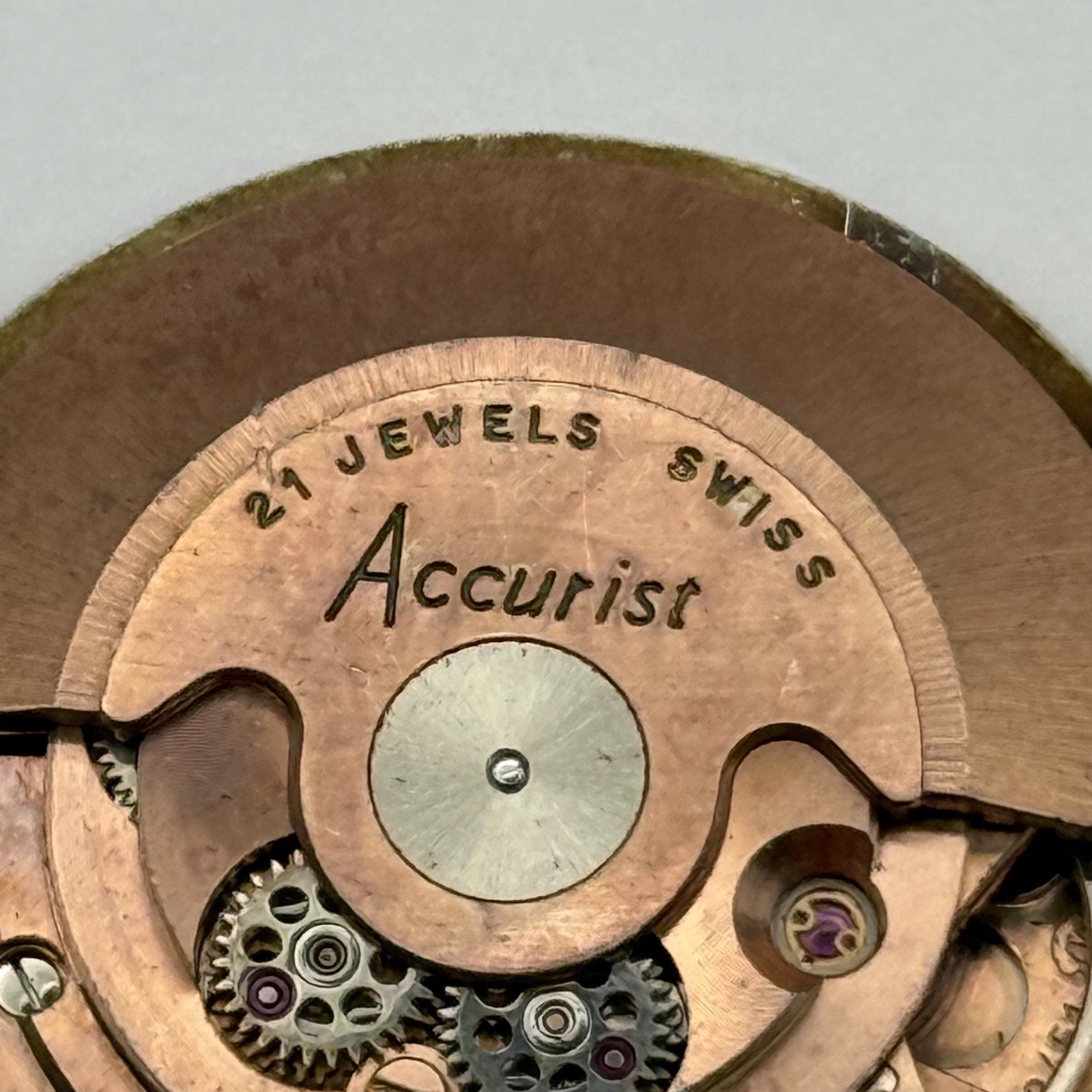 ETA 2451 Watch Movement Automatic  Accurist Shock Master Vintage Parts 28.5mm